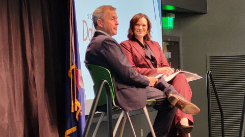Gov. Armstrong and Katie Ralston-Howe