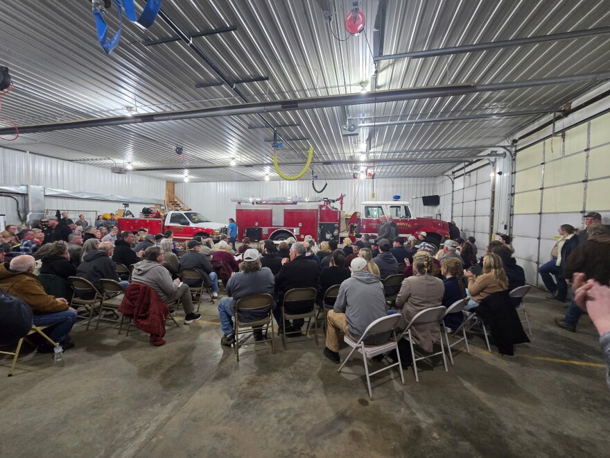 Over 100 Deuel County residents showed up to a town hall on Tuesday, Jan. 6, 2026.