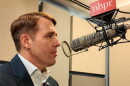 Congressman Chris Pappas, a Democratic candidate for U.S. Senate in New Hampshire, discusses his campaign during an interview at New Hampshire Public Radio on Aug. 31, 2026.