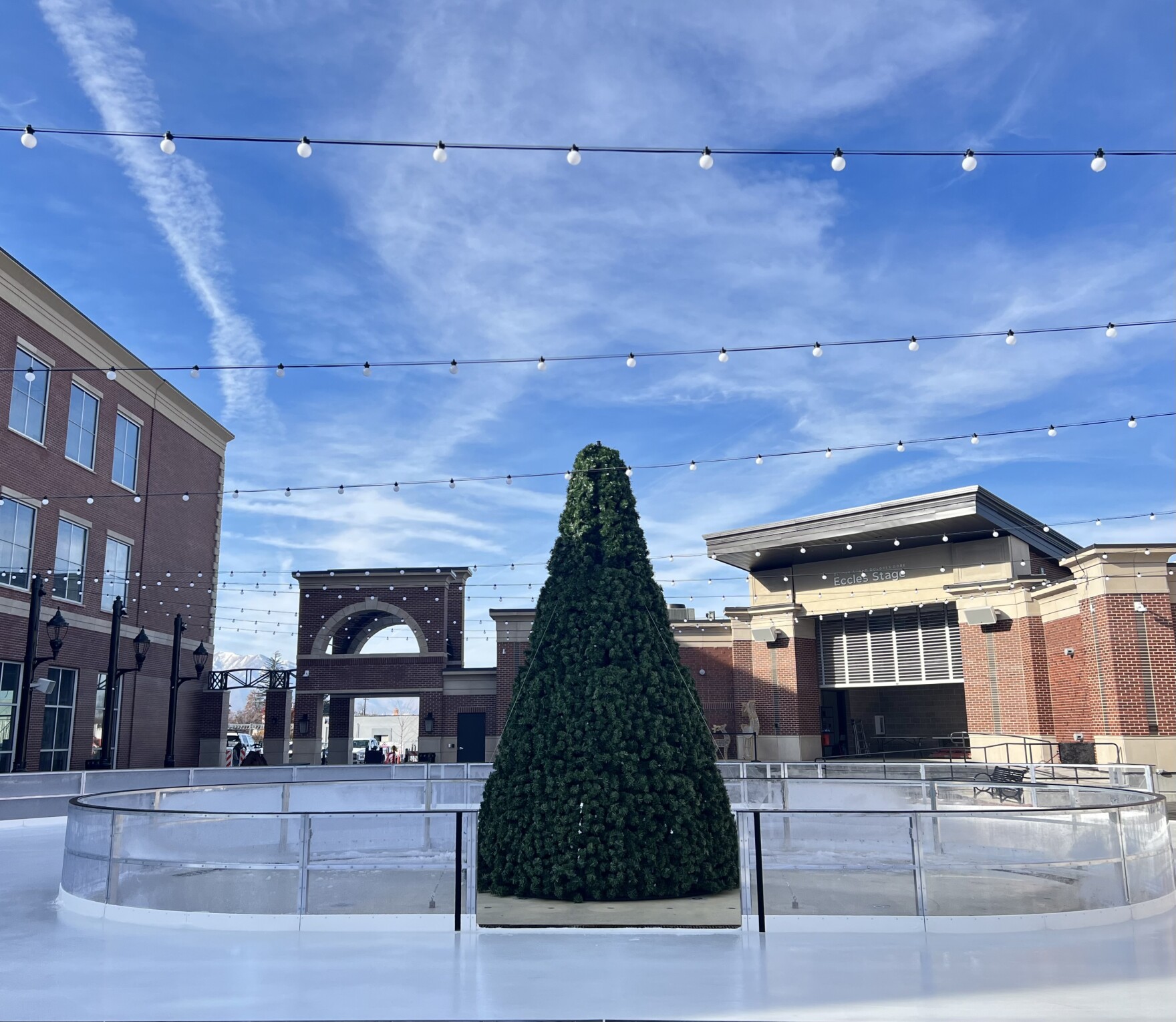 Ice skating rink opens in downtown Logan Utah Public Radio