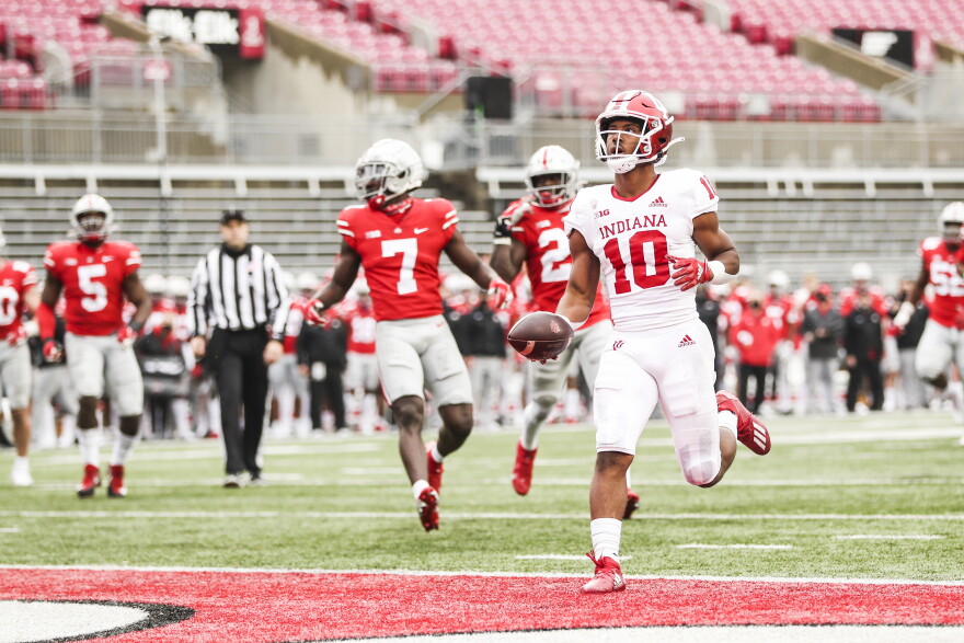 No decision has been made on Saturday’s game against Purdue.