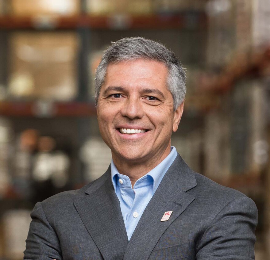 Carmen Del Guercio, President and CEO of the Maryland Food Bank, photographed at the Maryland Food Bank's offices in Baltimore MD, 24 May 2017.