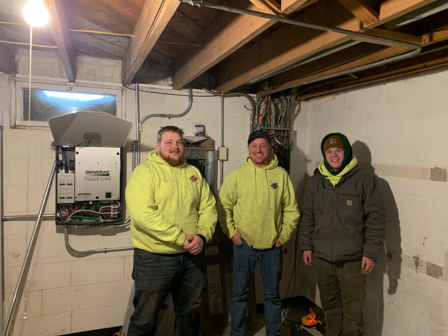 Battery storage and the crew that installed it