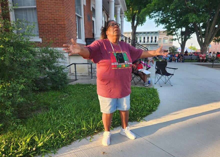 Constance Crump is very involved in giving back to her home community of Fayette. "God has put a call on my life, about joining in with the community," Crump said.