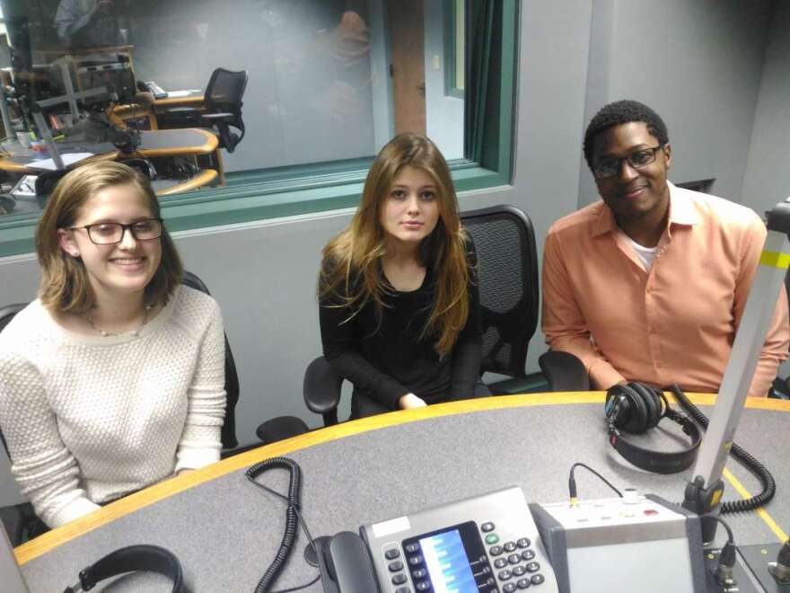 Left to Right is Anna Horzen, Hannah Luella Loper, Terrance Hunter. Photo: Matthew Peddie WMFE.