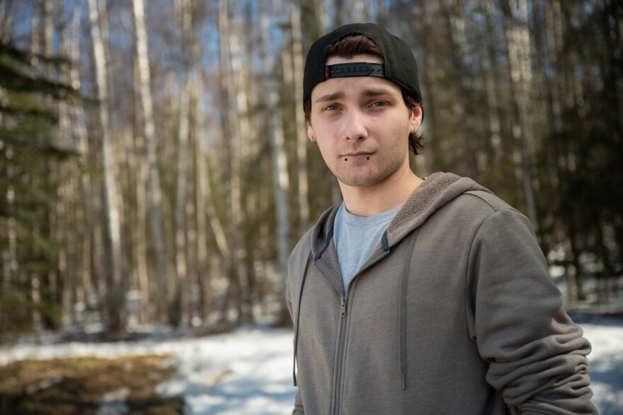 East High senior Kenneth Glass started playing the flute in 6th grade. He says he chose it because his mom wanted him to play a quiet instrument.