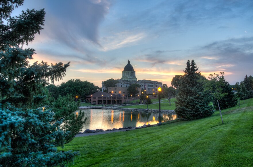 Capitol Lake in Pierre