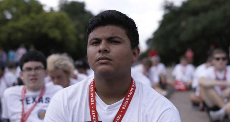 Steven Garza, one of the Boys State 2018 attendees whom the filmmakers featured prominently in the documentary.