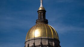The Georgia State Capitol building in Atlanta, Georgia. (Photo by SETH HERALD/AFP via Getty Images)