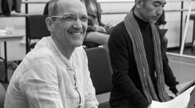 Osvaldo Golijov during rehearsal (Photo by Stephanie Berger)
