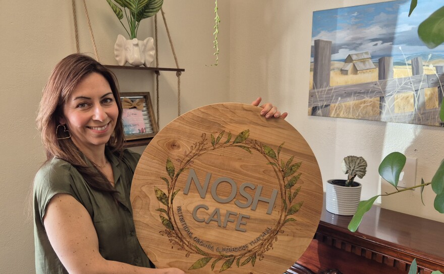 Aubriel Ruano owns and operates the paleo diet cafe NOSH