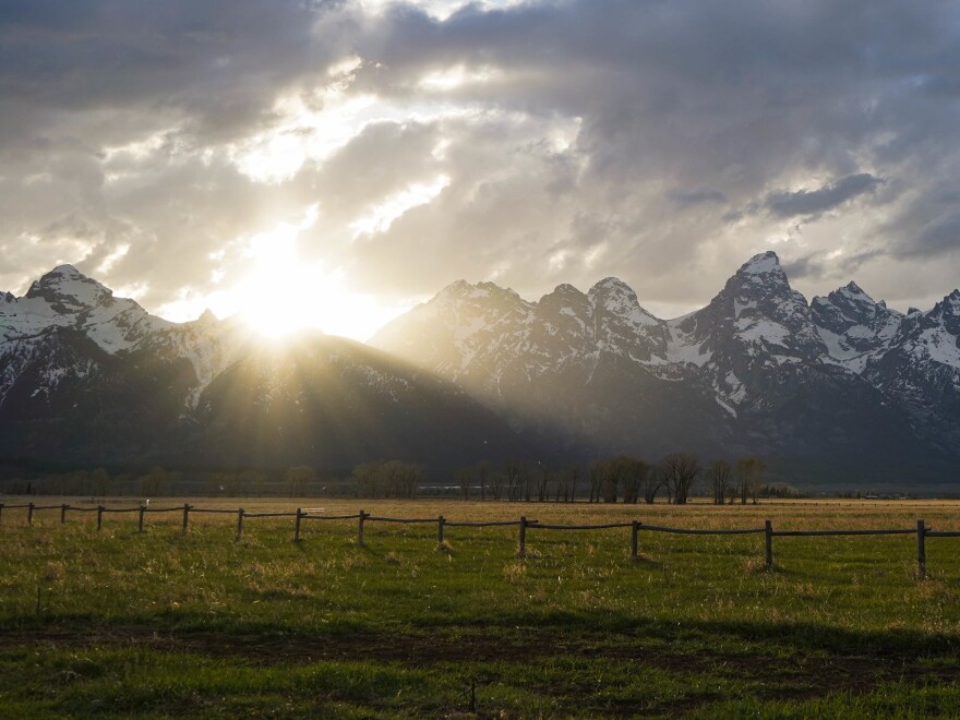 Grand Teton National Park borders Yellowstone to the south.