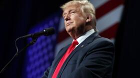 Republican presidential candidate Donald Trump speaks during a campaign rally, Wednesday, Oct. 5, 2016, in Reno, Nev.