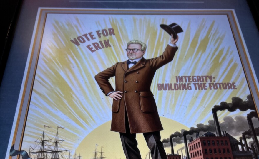 One of the cool features at the TR Library is that you can design your own Roosevelt-style campaign poster, based on things you believe in and strive for. Here's mine. Vote for me?