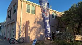 A polling place in Marfa on Tuesday, Nov. 4, 2025.
