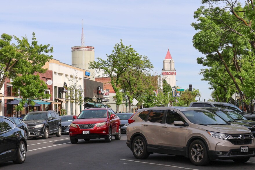 Main street in downtown Merced.