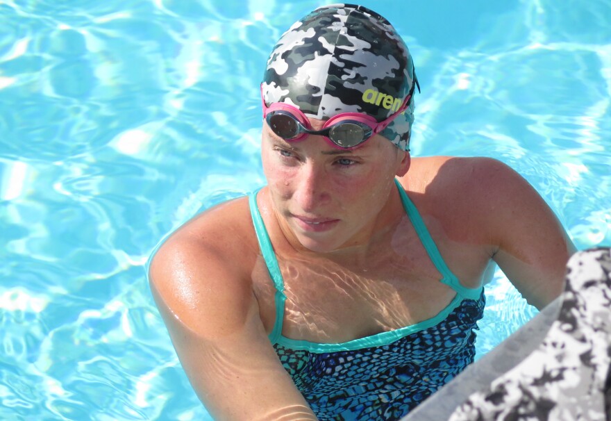 U.S. marathon swimmer Haley Anderson won a silver at the 2012 Olympics when she lost a sprint to the finish by four-tenths of a second. Anderson, 24, will be swimming the 6.2-mile race again in Rio, where much of the pre-race attention has focused on the polluted waters.