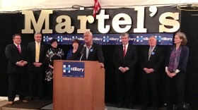 Albany County Executive Dan McCoy, Schenectday Mayor Gary McCarthy, Green Island Mayor Ellen McNulty, Albany Mayor Kathy Sheehan, Former Albany Mayor Jerry Jennings, State Senator Neil Breslin, Assembly members McDonald and Fahy.