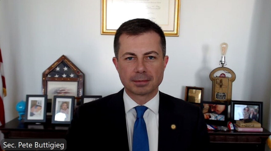 U.S. Secretary of Transportation Pete Buttigieg on Zoom with BPR.