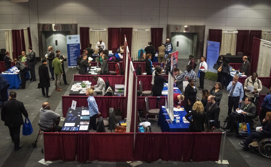 The U.S. Census Bureau estimates that fewer than 40 percent of those with a hearing disability work full time, according to its 2016 American Community Survey.