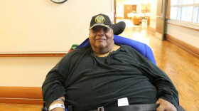 Raymond Barr, president of the resident's council at the Orlando VA Medical Center's  nursing home in Medical City.
