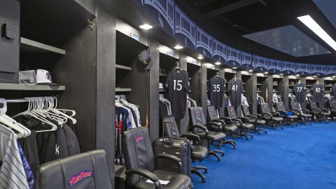 The clubhouse at PNC Field in Moosic is seen in this 2024 file photo. The Scranton/Wilkes-Barre RailRiders announced Tuesday, Aug. 11, 2026 that they plan to unveil a new team identity ahead of the 2027 season.