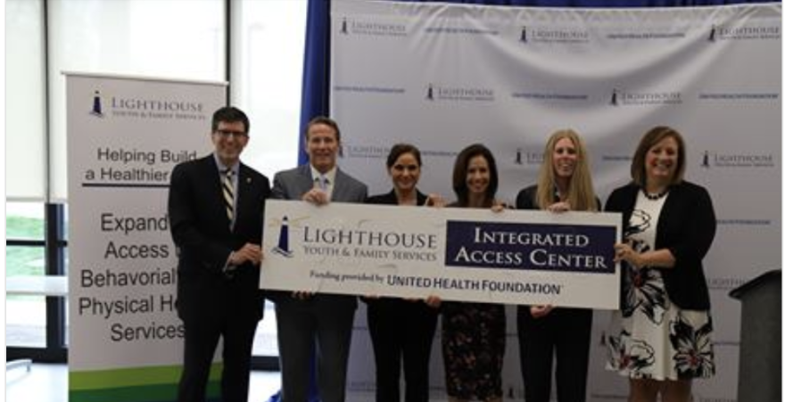 Ohio Lt. Governor Jon Husted joined the United Health Foundation and Lighthouse Youth and Family Services to gift a grant to expand behavioral and physical health services in the area. April 10, 2019