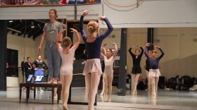 A group of young dancers rehearsed the Nutcracker ballet at the Lake Tahoe Dance Collective in Tahoe City on December 4, 2025.