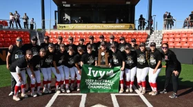 The 2025 Brown softball team won the program's first Ivy League championship.