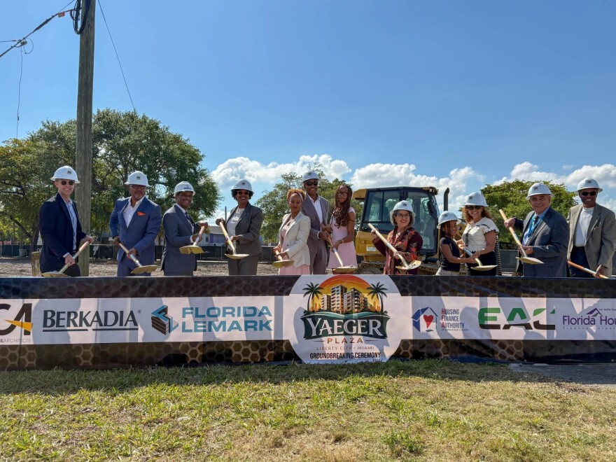 Groundbreaking of Yaeger Plaza in Liberty City.