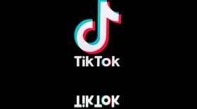 This photo shows the logo of the social media video sharing app TikTok displayed on a tablet screen in Paris.