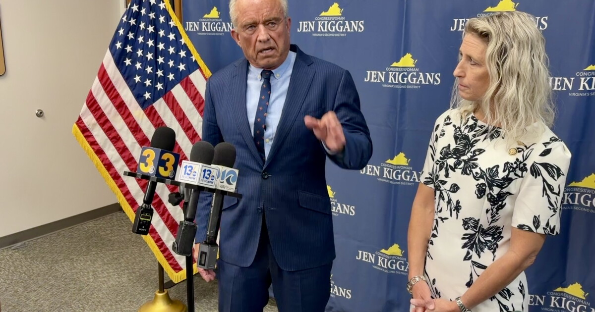 In closing weeks of campaign, Rep. Jen Kiggans stumps with HHS Secretary RFK Jr. in Virginia Beach