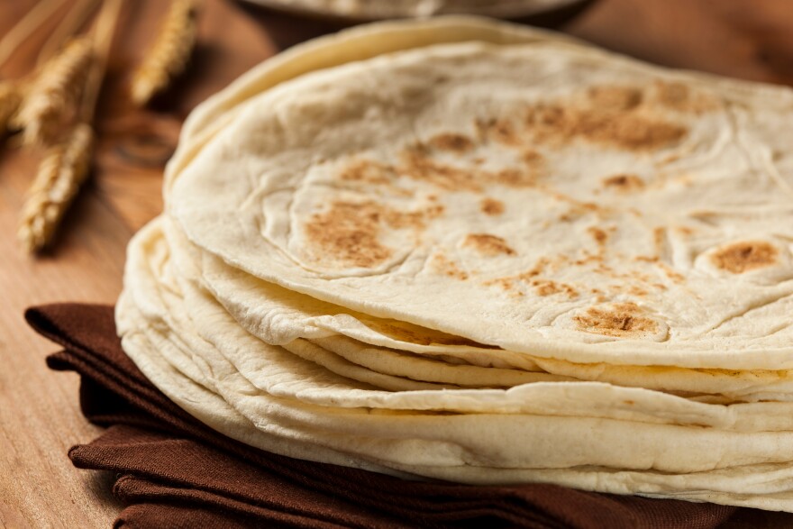 Stack of Homemade Flour Tortillas. (Credit: Brent Hofacker /AdobeStock)