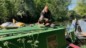 Before the lockdown began, Paddy Screech moved his boat 20 miles north of London, into the countryside. In a separate boat, he runs a floating bookshop.