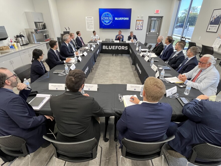 Academic, business, and government leaders gathered for the roundtable.