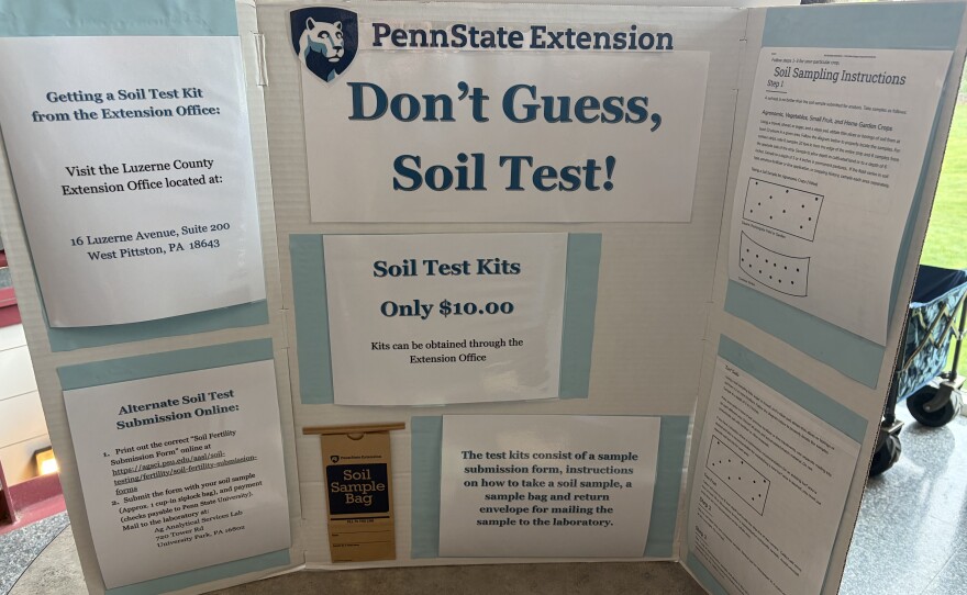 Gardeners are encouraged to send soil samples in for testing through Penn State Extension.