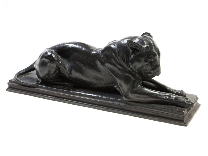 Eli Harvey mostly sculpted wild animals from close observation.