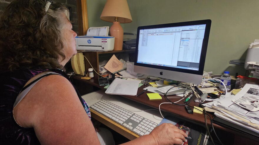 Marilyn Kasperek, owner of the Akron Bugle