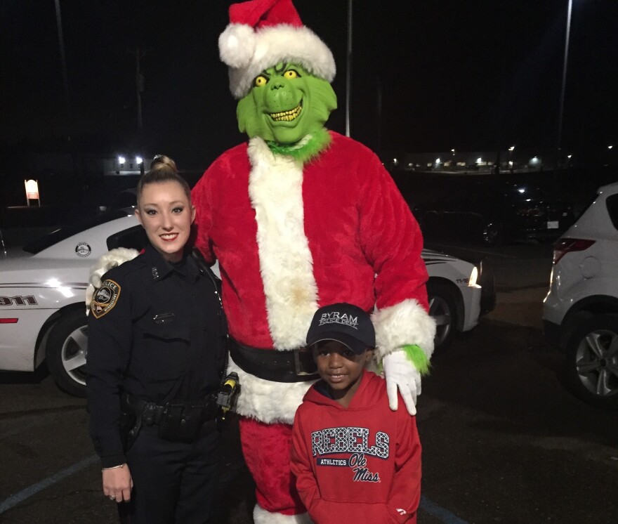 Five-year-old TyLon Pittman thought the Grinch was going to steal Christmas, so he called the police in Byram, Miss. Officer Lauren Develle wanted to assure TyLon that the police department had it under control, so she set up an arrest of the mean, green monster.