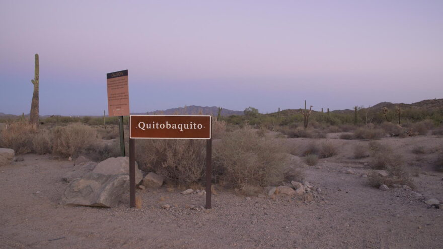 Quitobaquito Sign