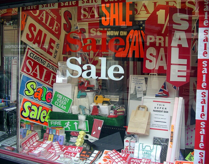 Sale In A Sale Shop Selling Sale Signs. Photo by Dauvit Alexander on flickr.com