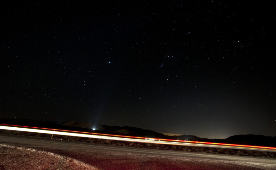 The end of the "the loneliest road," Fernley, Nev.