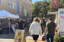 Visitors stroll past food vendors at the Orange County Pumpkin Festival Oct. 3. 