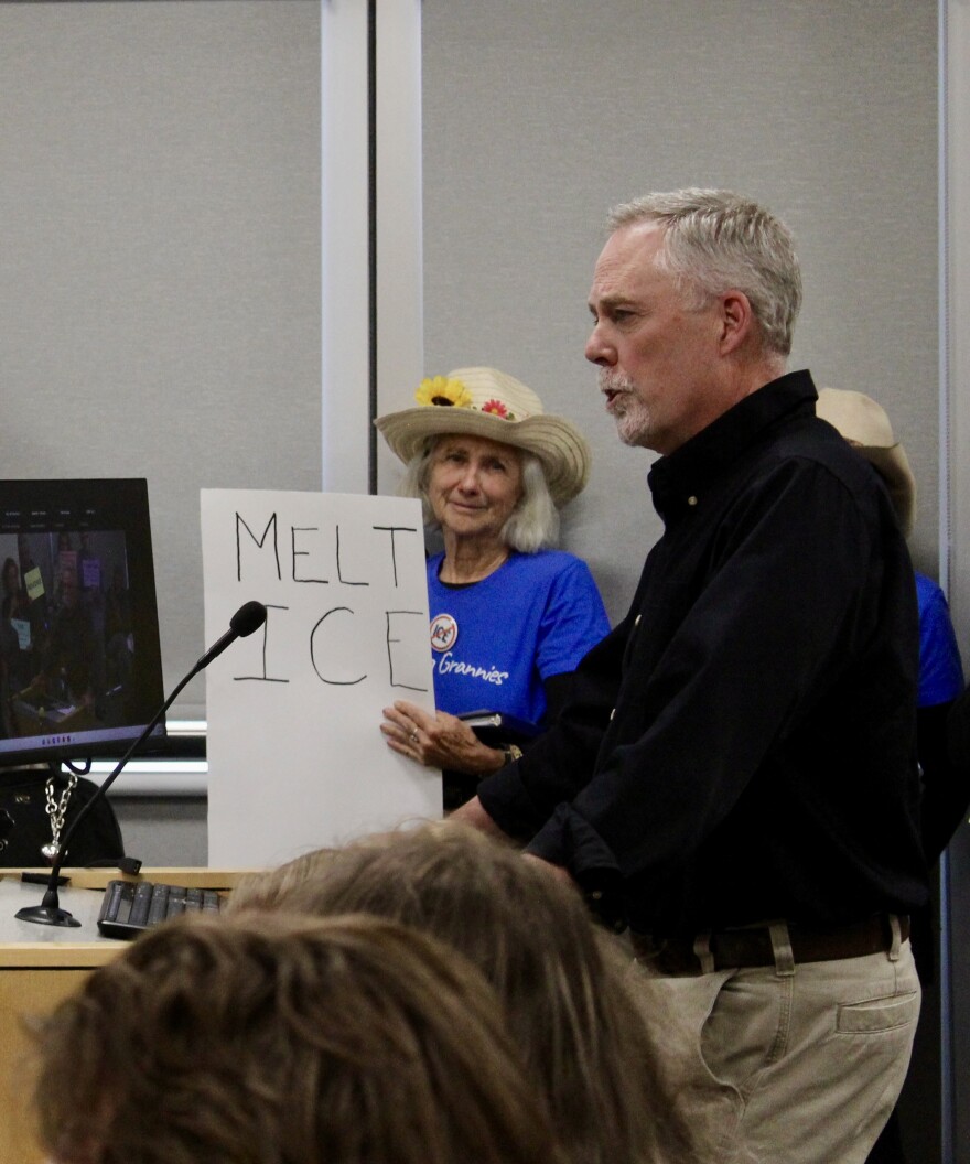 City Attorney Karl Hanlon gives his legal perspective to the city’s planning commission ahead of their decision Tuesday, cautioning that revoking the permit would not necessarily force the ICE holding facility to close. ICE and other interested parties have a week to appeal the city’s decision to revoke its permit. The dispute could end up in the courts.