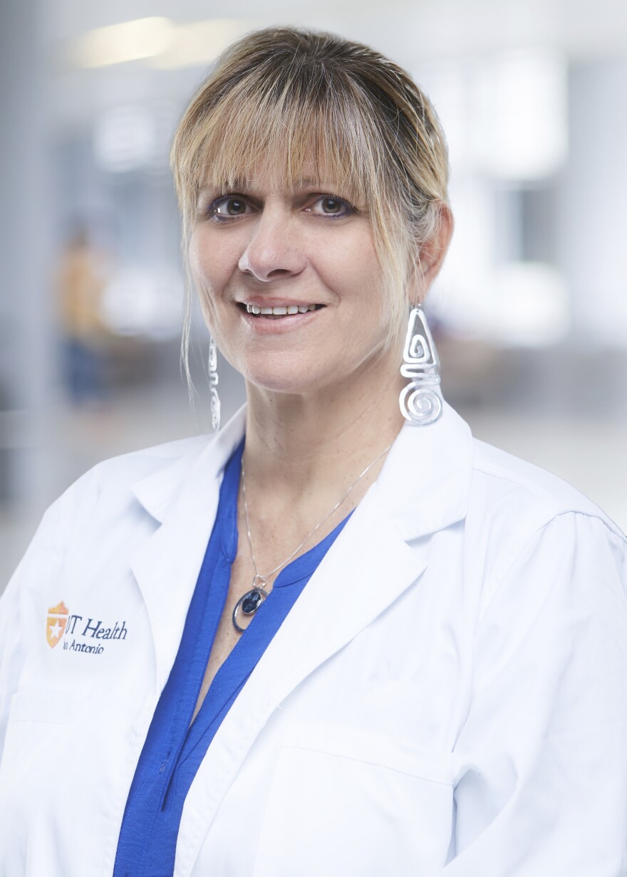 Giselle Carnaby, PhD, is a professor, speech pathologist and public health scientist who directs the PhD in Health Sciences program at UT Health San Antonio.