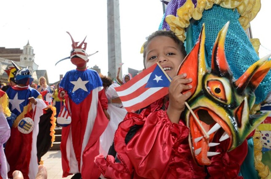 The Puerto Rican parade.
