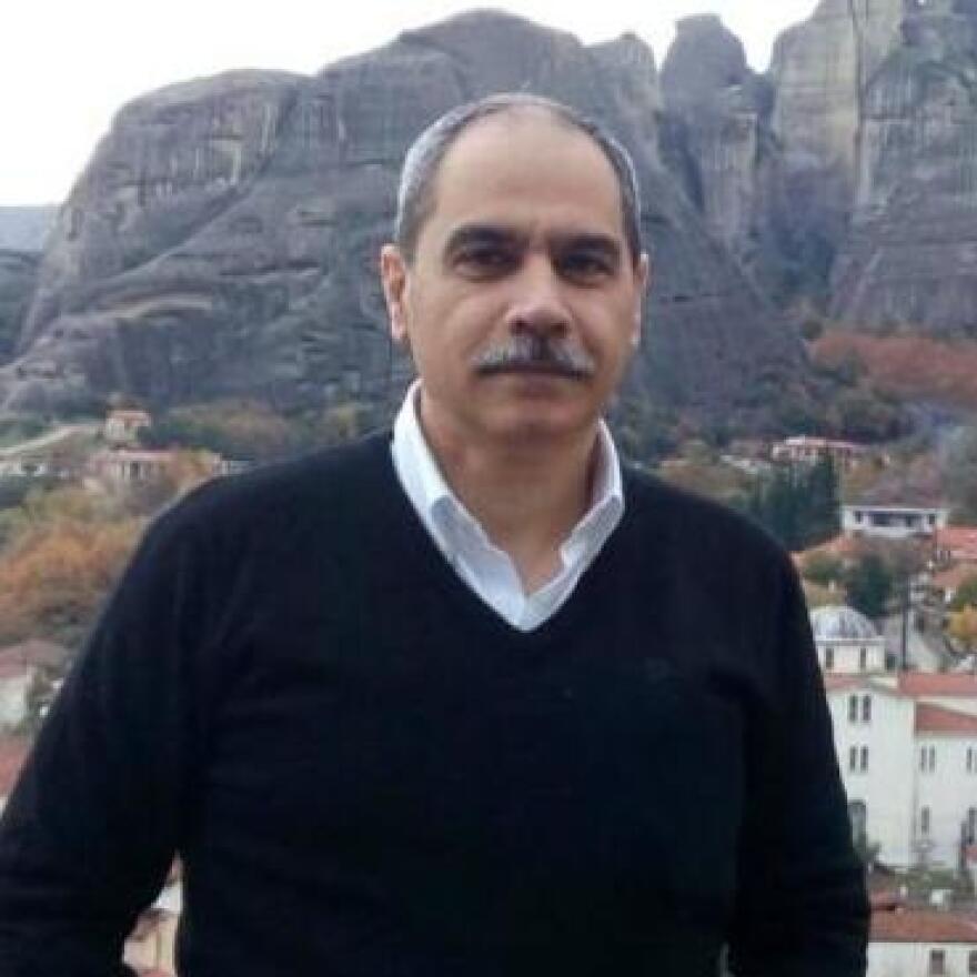 Mohamed Basheer, administrative manager of Egyptian Initiative for Personal Rights, seen in a photo on the civil rights organization's website. Basheer was arrested following a meeting with European ambassadors.