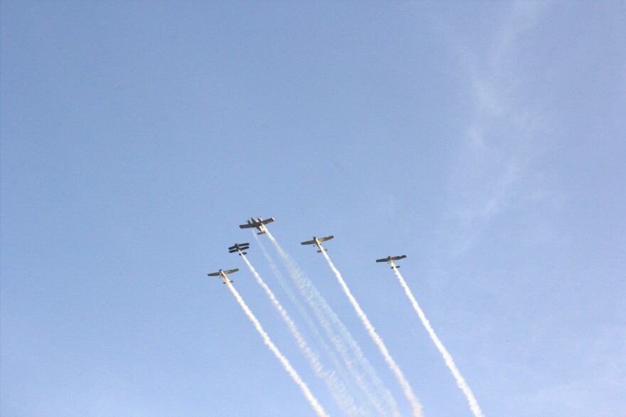 A flyover marks the start of the 43rd annual Tour de Gap. Photo by Allison McCall.