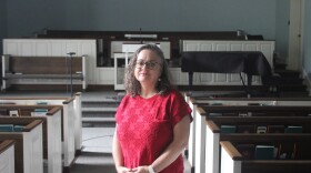 Kathy Rhyne is a connector with IU Health, part of a program that aims to improve the spiritual health of patients.