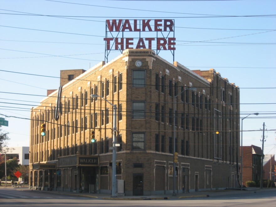 The Madame Walker Theater is one of the surviving iconic buildings on Indiana Avenue.